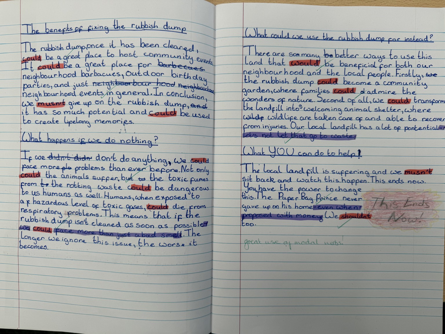 Y5 writing 