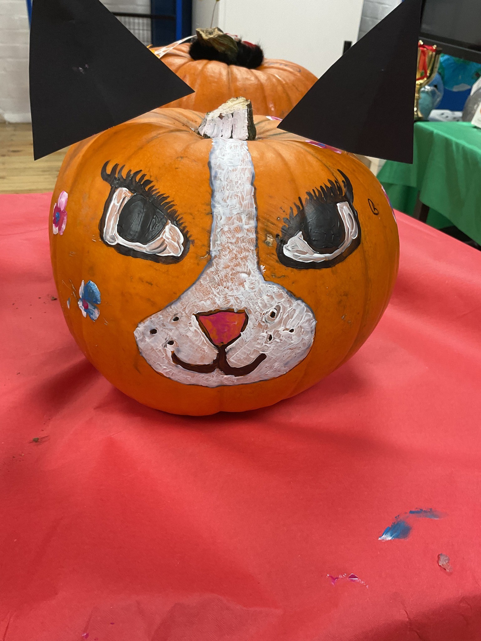 Pumpkin decorating 