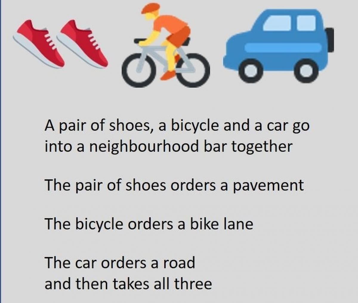 Pavements are for people