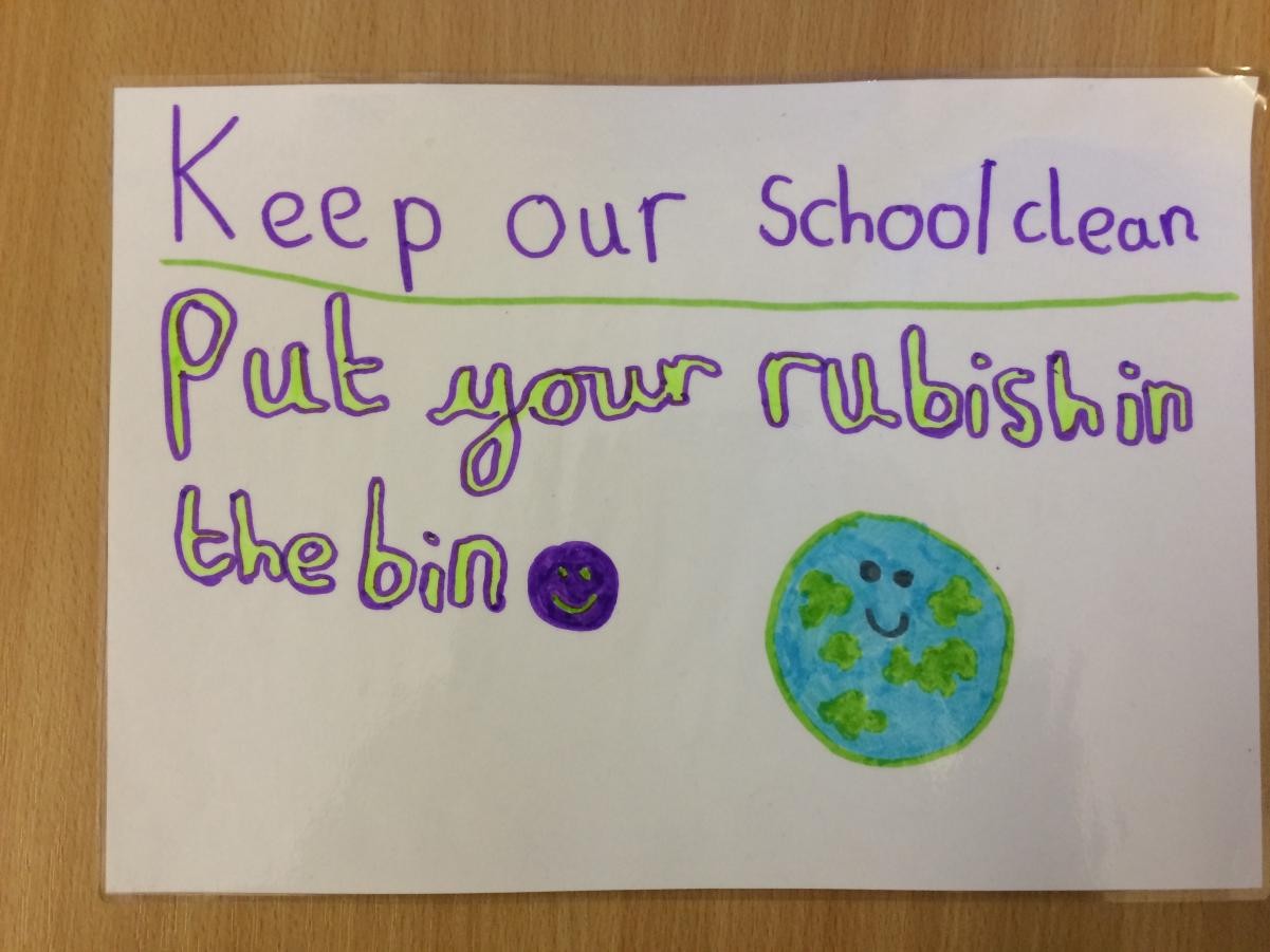 Litter posters created by our School Councillors.