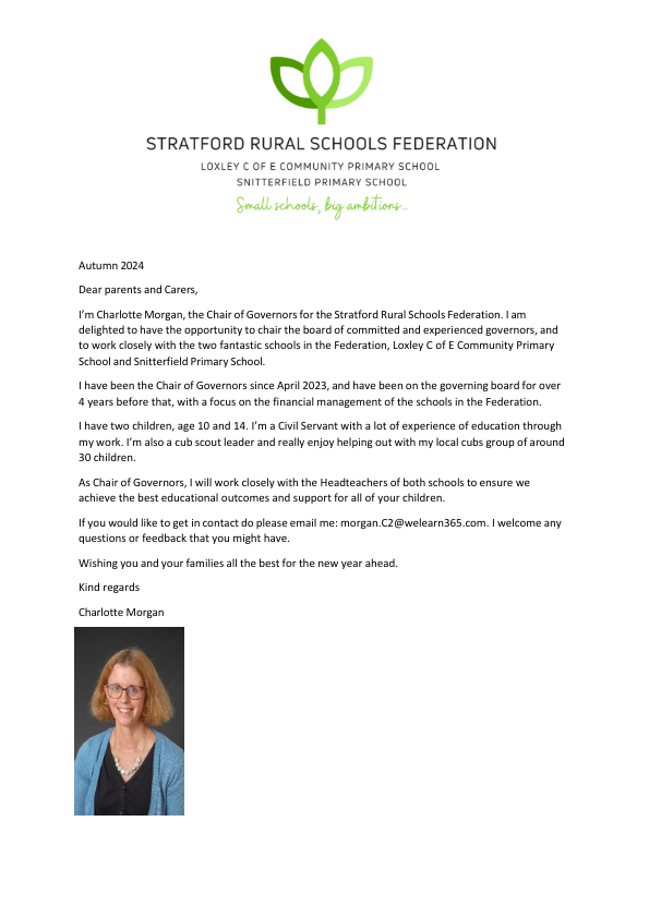 governor letter