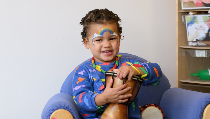 child smiling