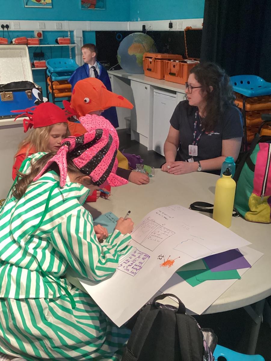 The school Eco-Council were invited to attend the Ocean Climate Nexus Conference, Plymouth Aquarium.