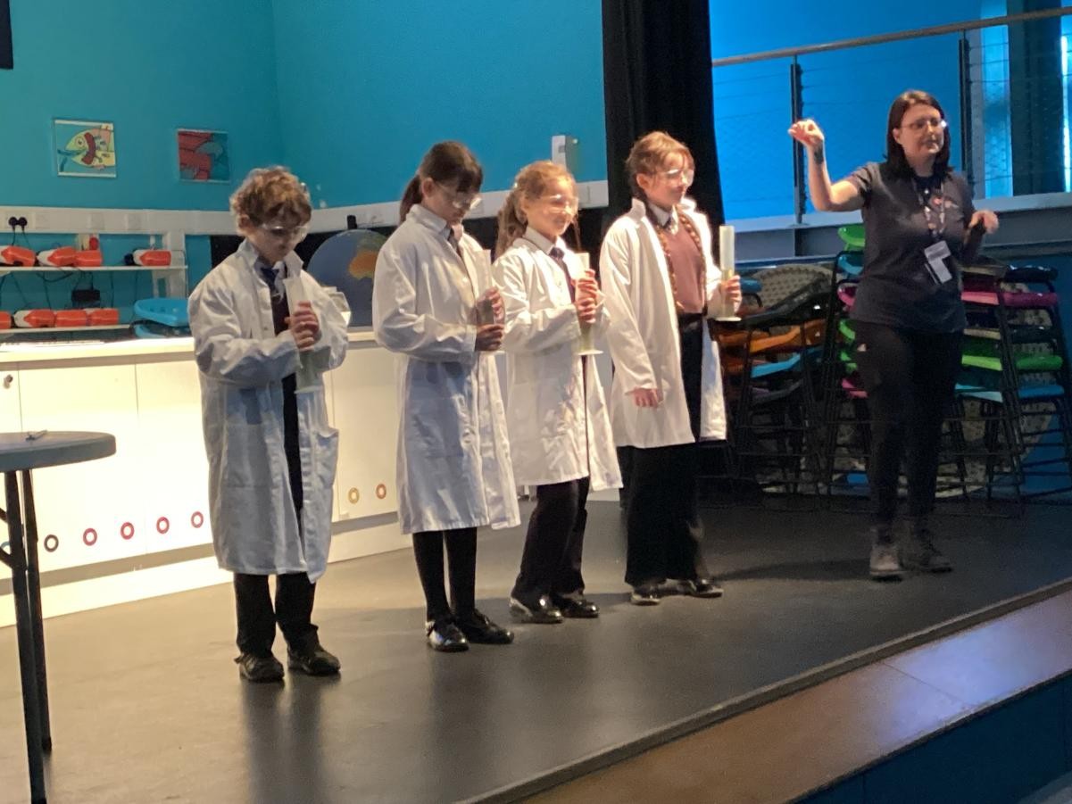 The school Eco-Council were invited to attend the Ocean Climate Nexus Conference, Plymouth Aquarium.