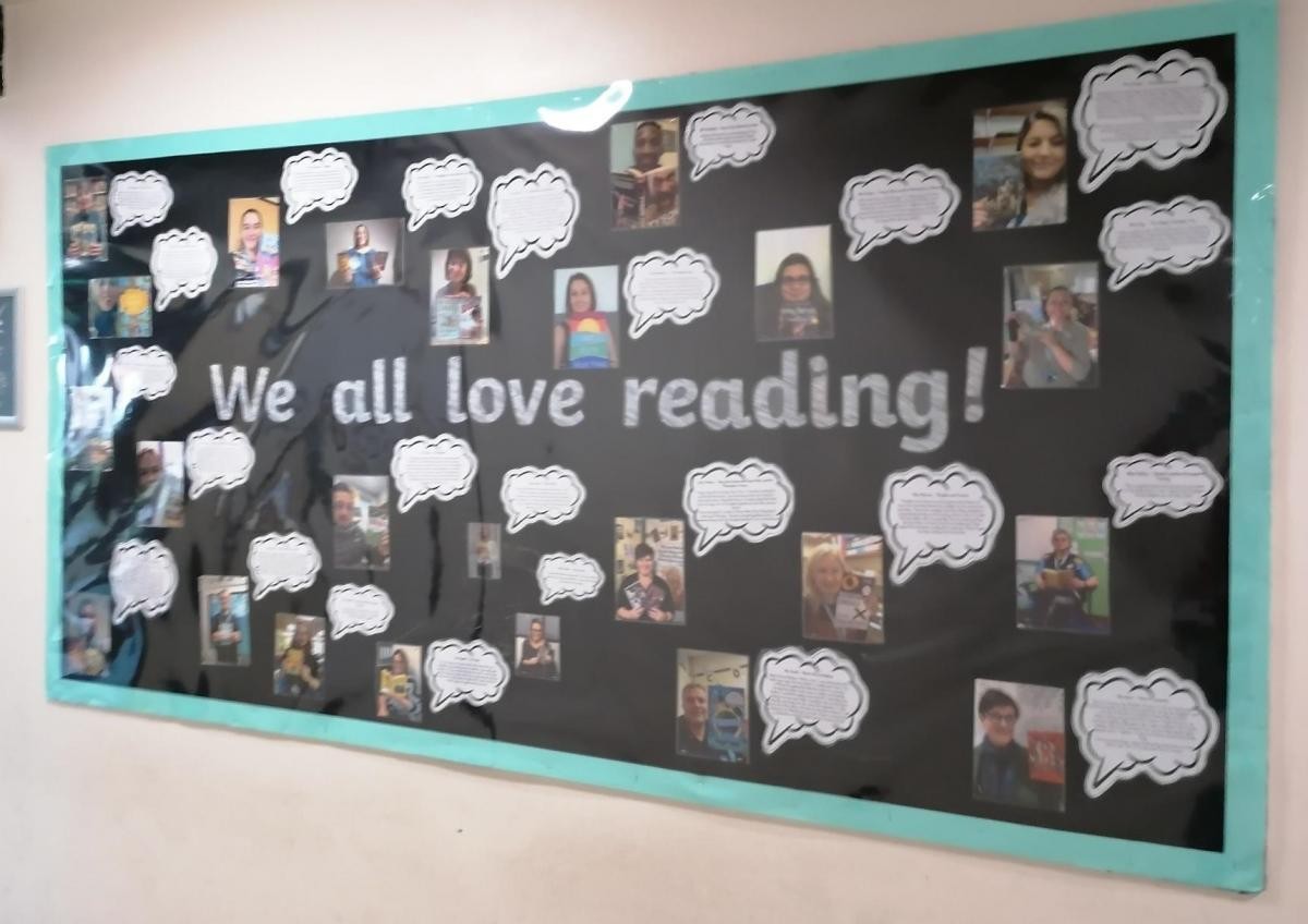 All of our staff love to read too! 