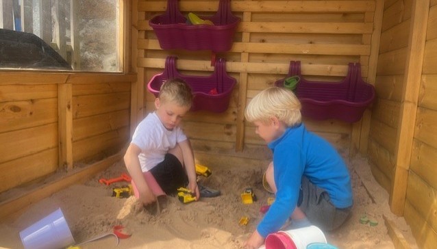 Exploring our sand shed