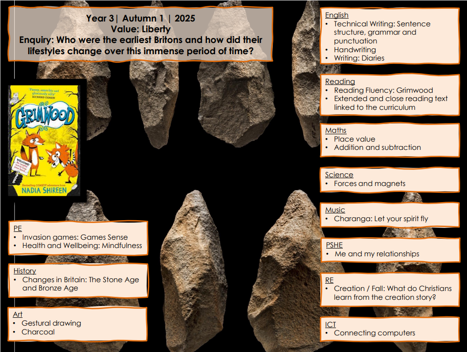 Year 3 curriculum map