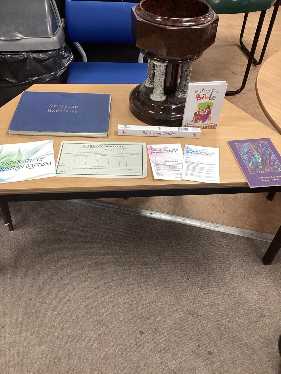 Reception learning about Christian baptism