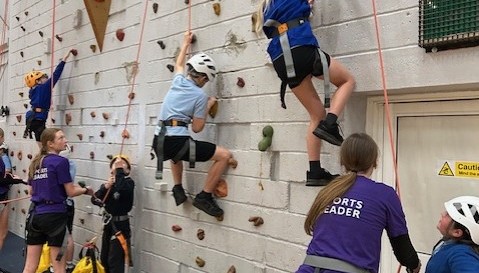 Climbing Wall Experience at CSIA.