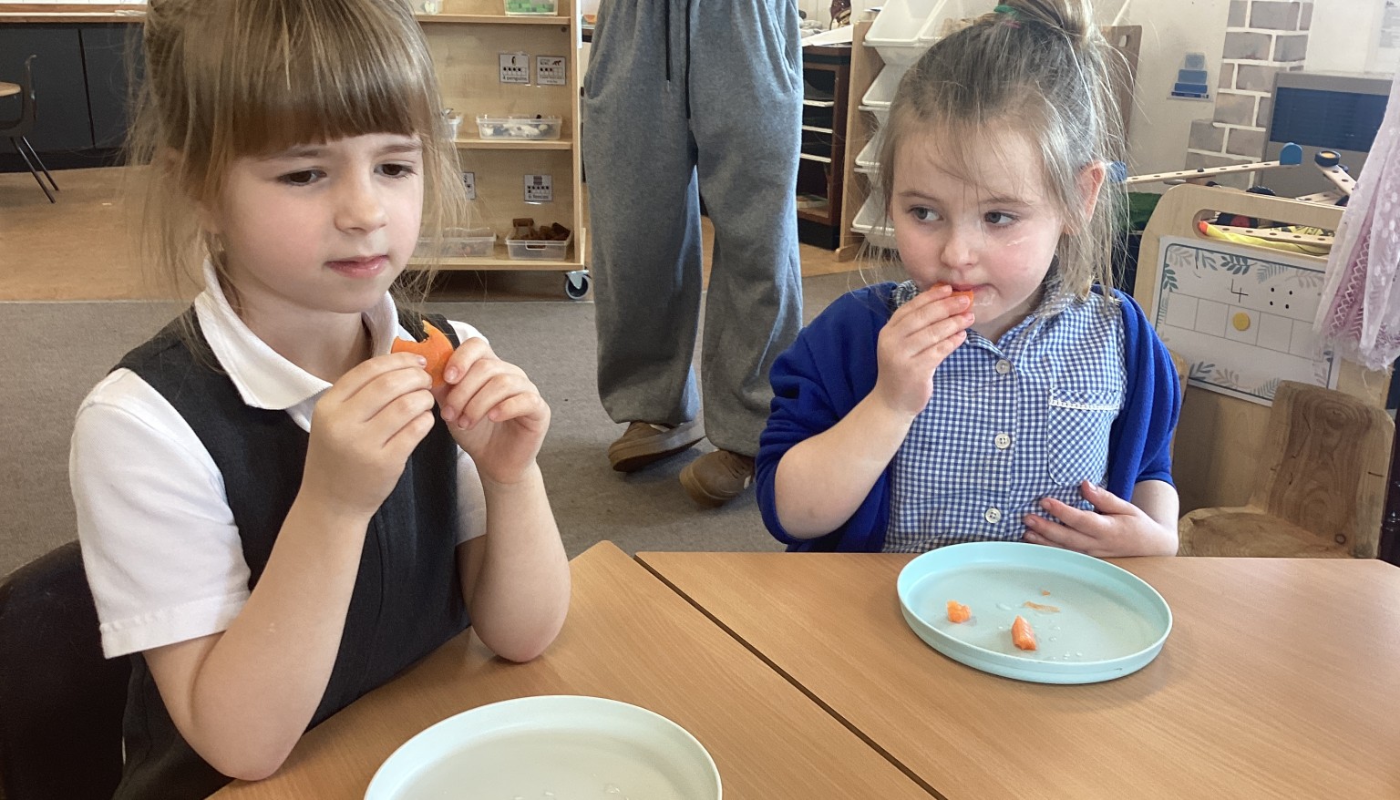 Trying new foods