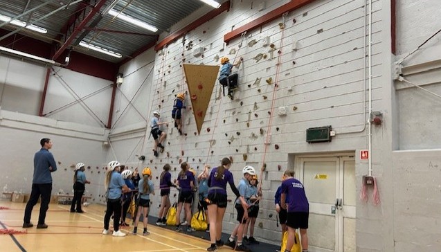 Climbing Wall Experience at CSIA.