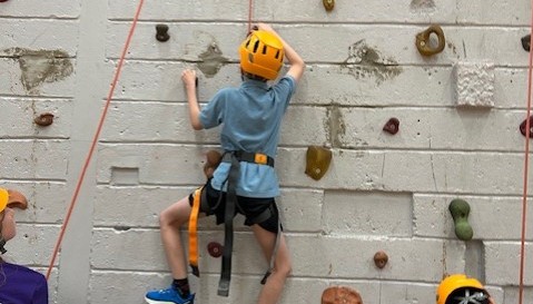 Climbing Wall Experience at CSIA.