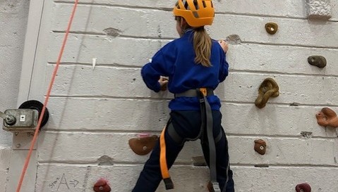 Climbing Wall Experience at CSIA.