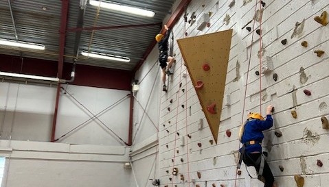 Climbing Wall Experience at CSIA.