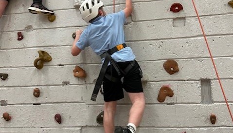 Climbing Wall Experience at CSIA.