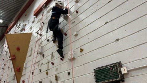 Climbing Wall Experience at CSIA.