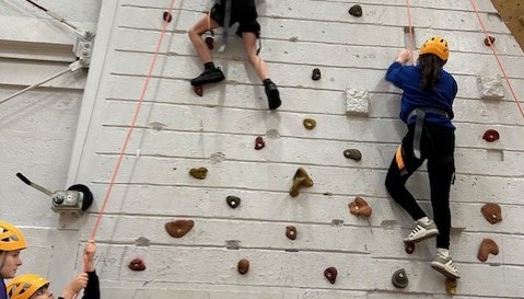 Climbing Wall Experience at CSIA.