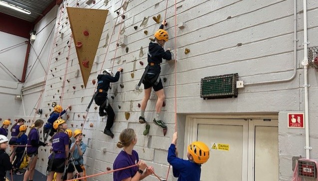 Climbing Wall Experience at CSIA.