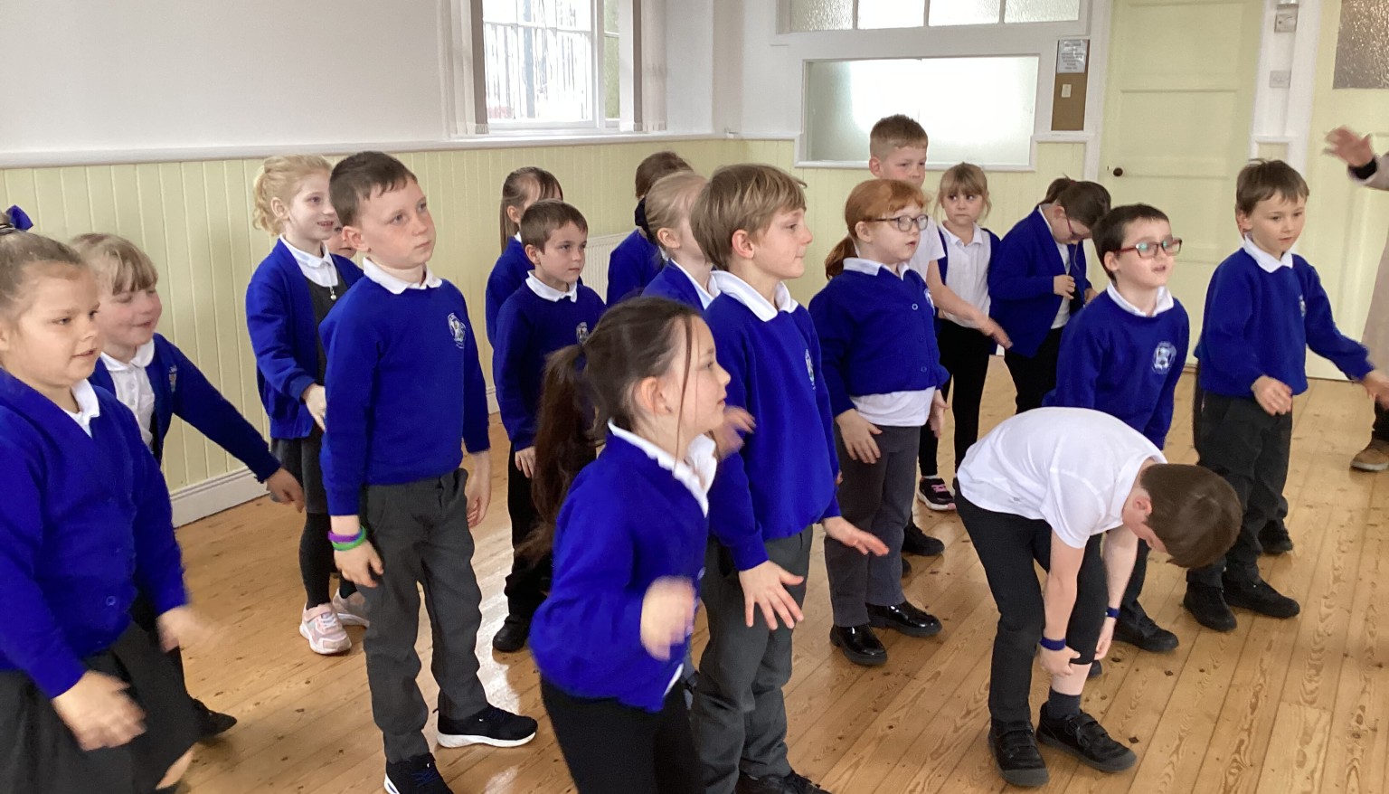 Trenoweth enjoyed their dance workshop at the Guildhall.