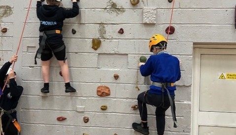 Climbing Wall Experience at CSIA.