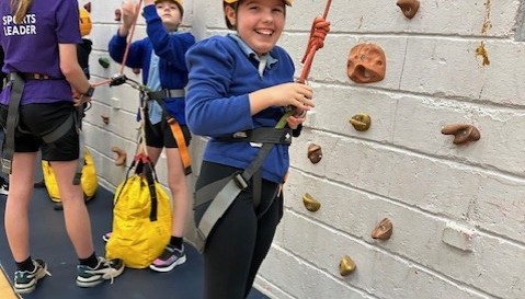 Climbing Wall Experience at CSIA.