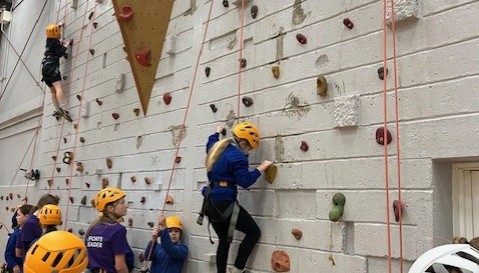 Climbing Wall Experience at CSIA.