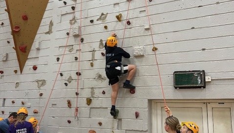 Climbing Wall Experience at CSIA.