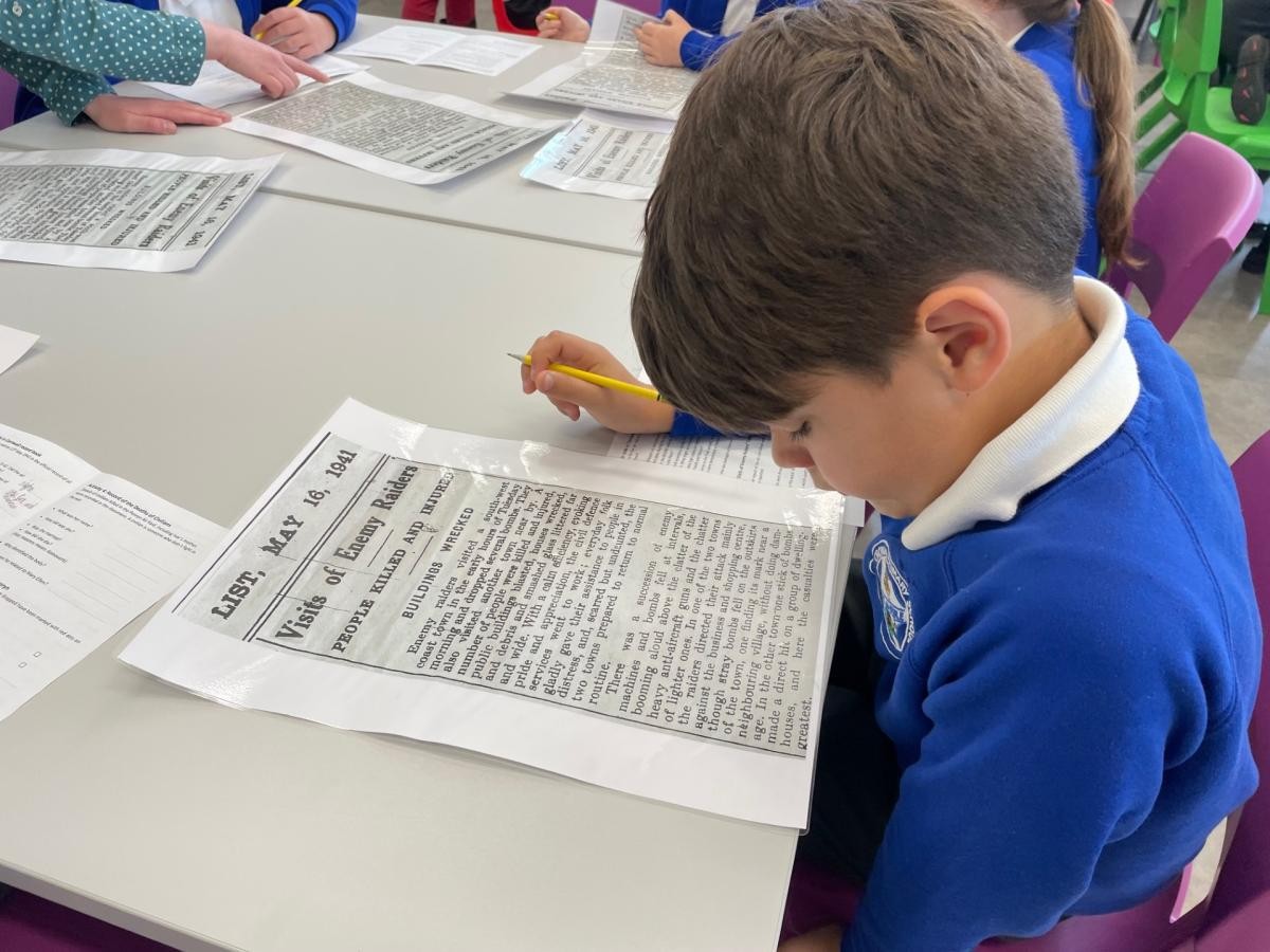 Crenver learning about WW2 in the Praze area with a visit to Kresen Kernow