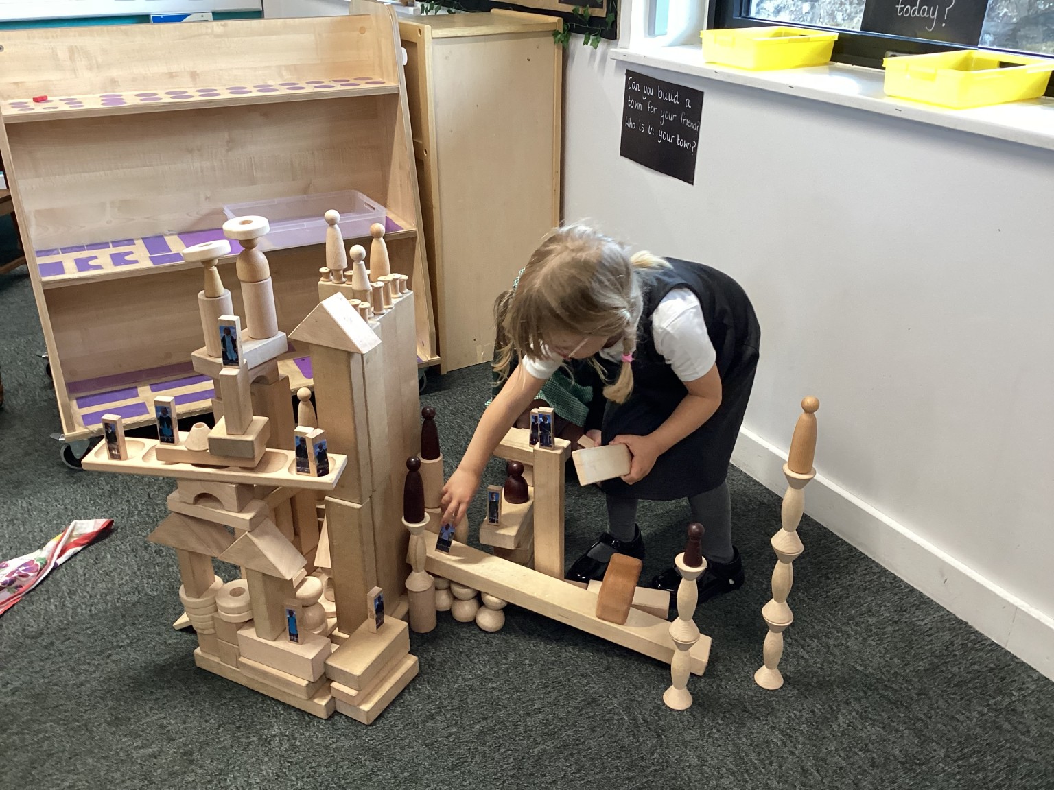 Building a city.