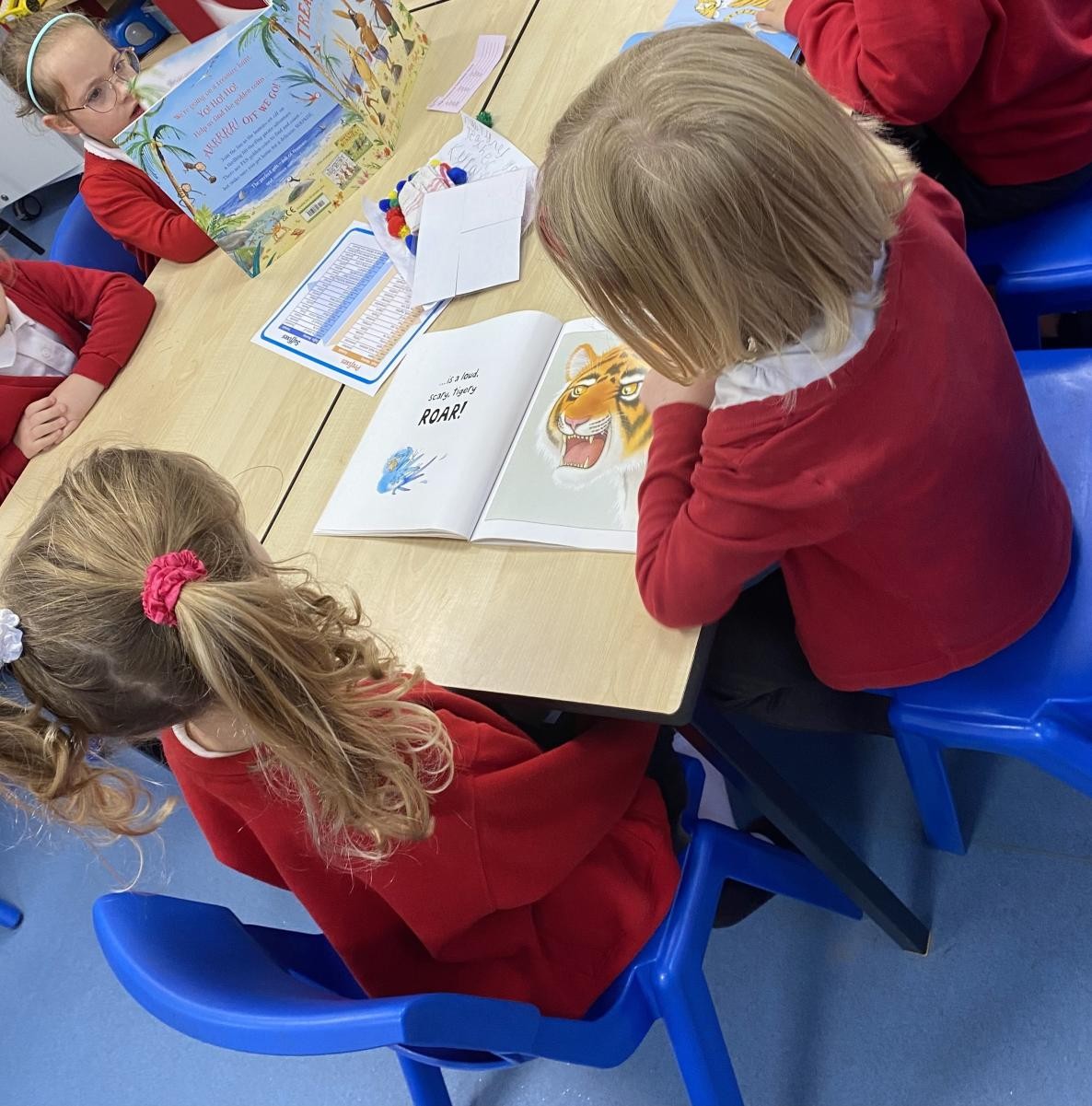 "I love reading to the younger children."
