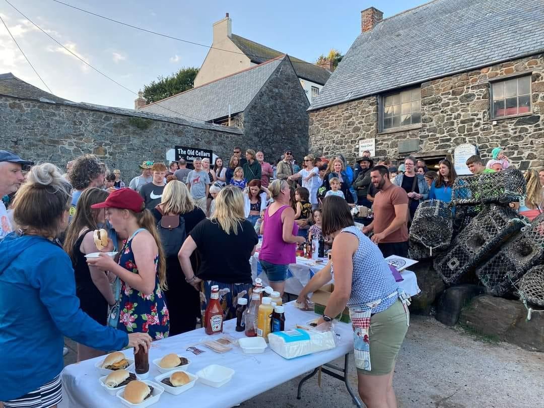 The PTFA summer fish BBQ down in the Cove