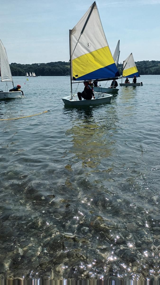 Sailing on the Helford River
