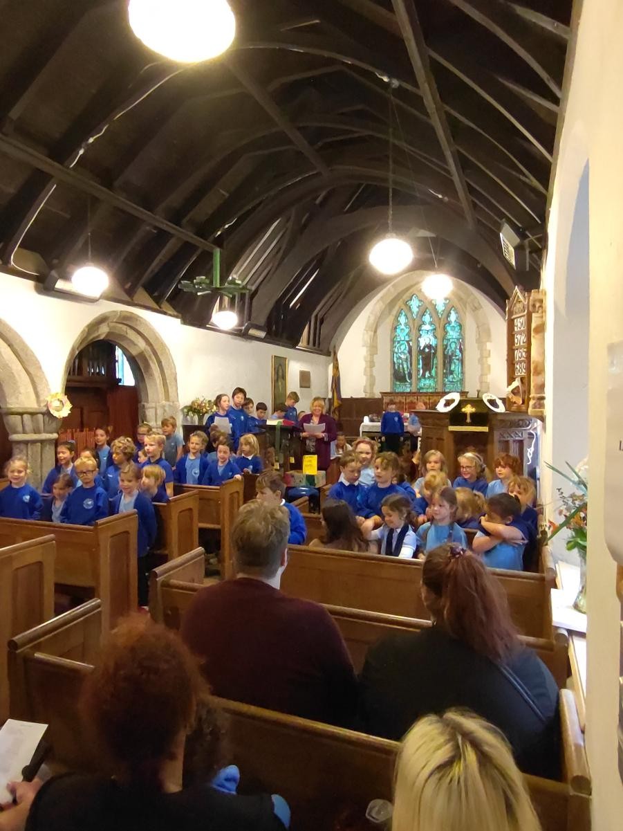 Parents often join us for worship in the Church
