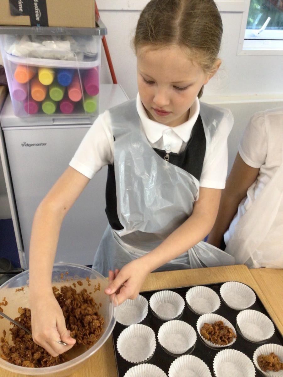 Year 3/4 have been investigating changes in states of matter through cooking. 
