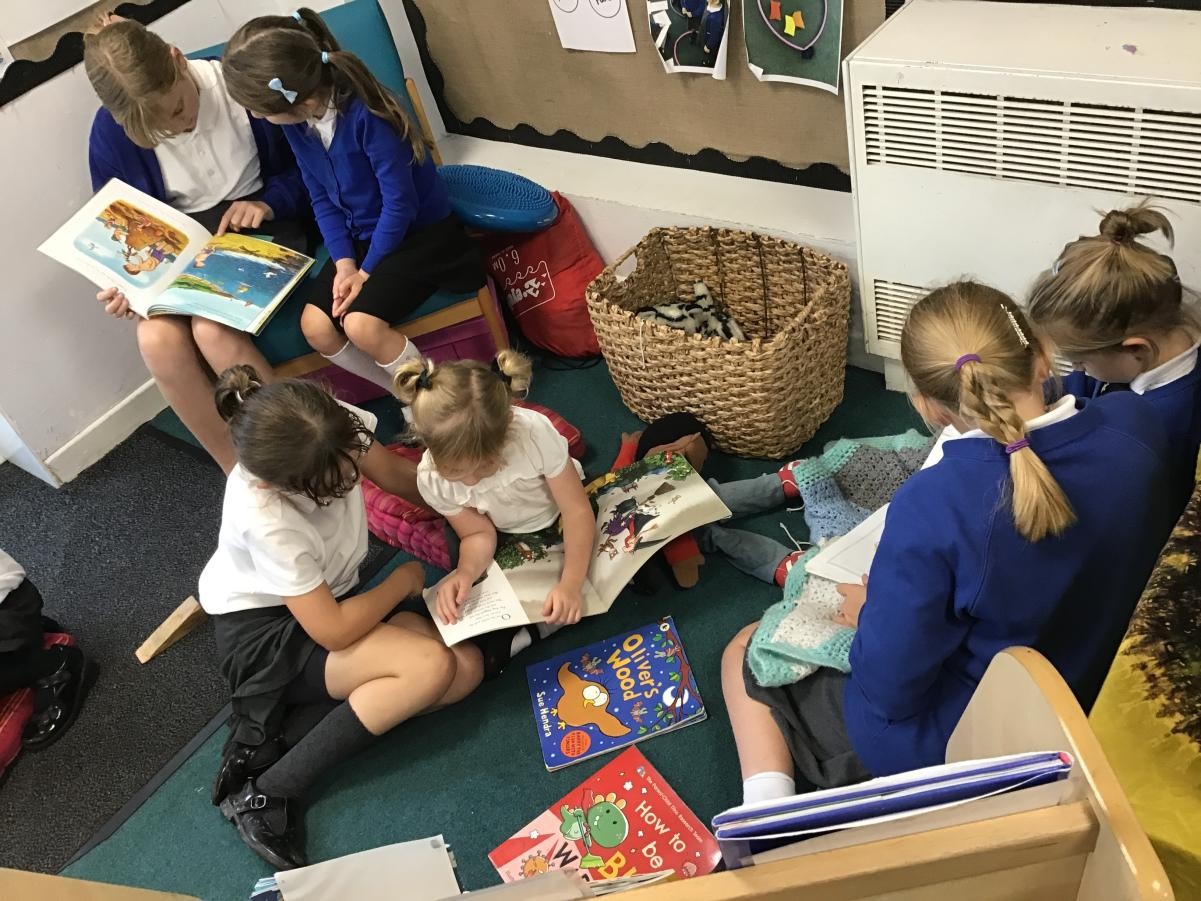 “I love reading with my reading buddy!” - Year 1 pupil