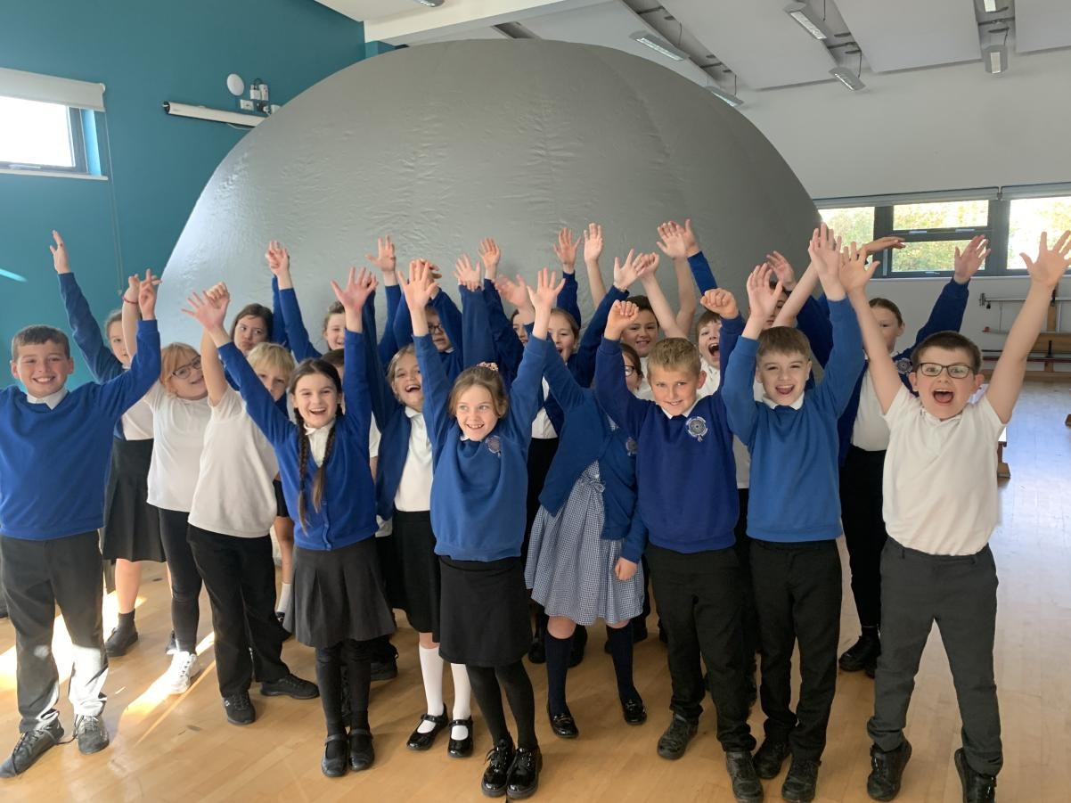 Year 5 were visited by the Space Lab. 