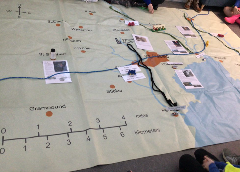 Discovering how local industry has altered the physical geography.