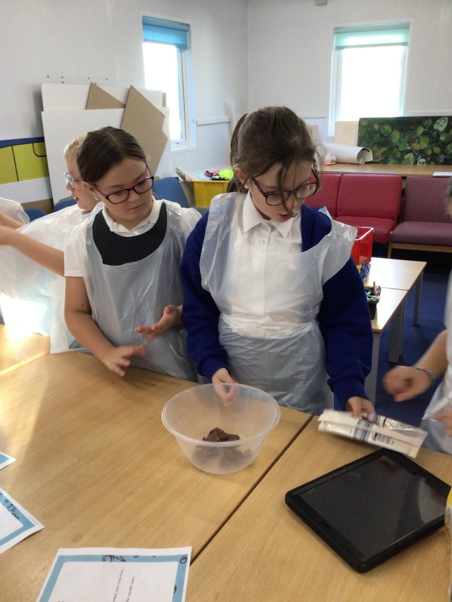Year 3/4 have been investigating changes in states of matter through cooking. 