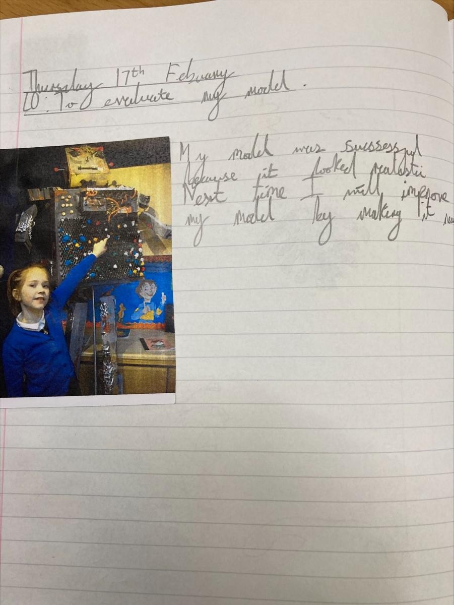 Year 3 - Designing, making and evaluating the Iron man. 
