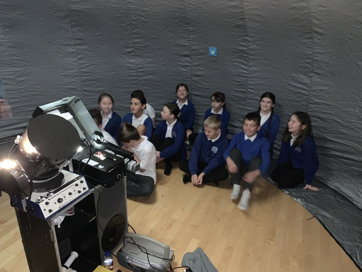 Year 5 were visited by the Space Lab. 