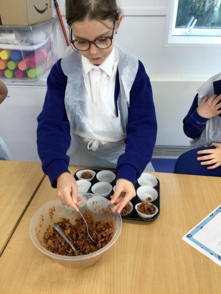 Year 3/4 have been investigating changes in states of matter through cooking. 