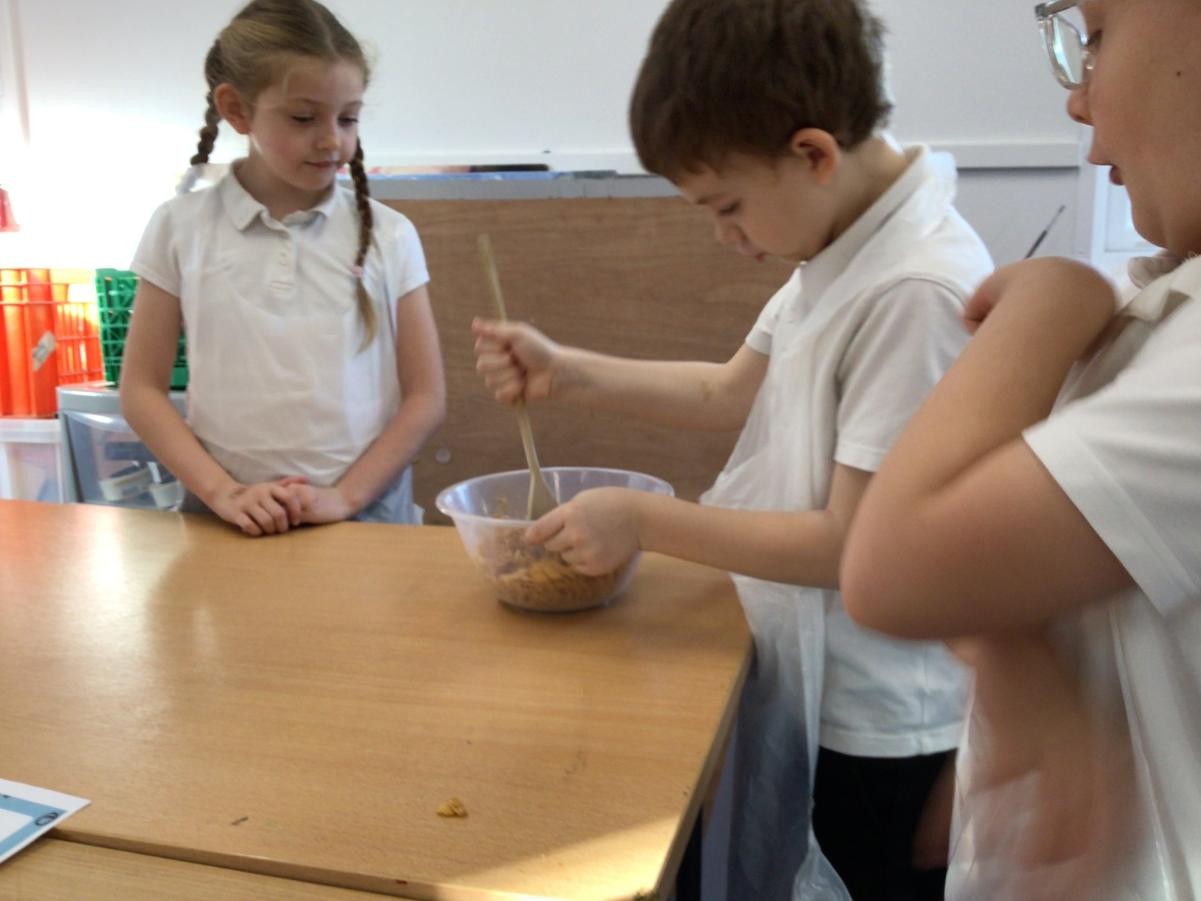 Year 3/4 have been investigating changes in states of matter through cooking. 