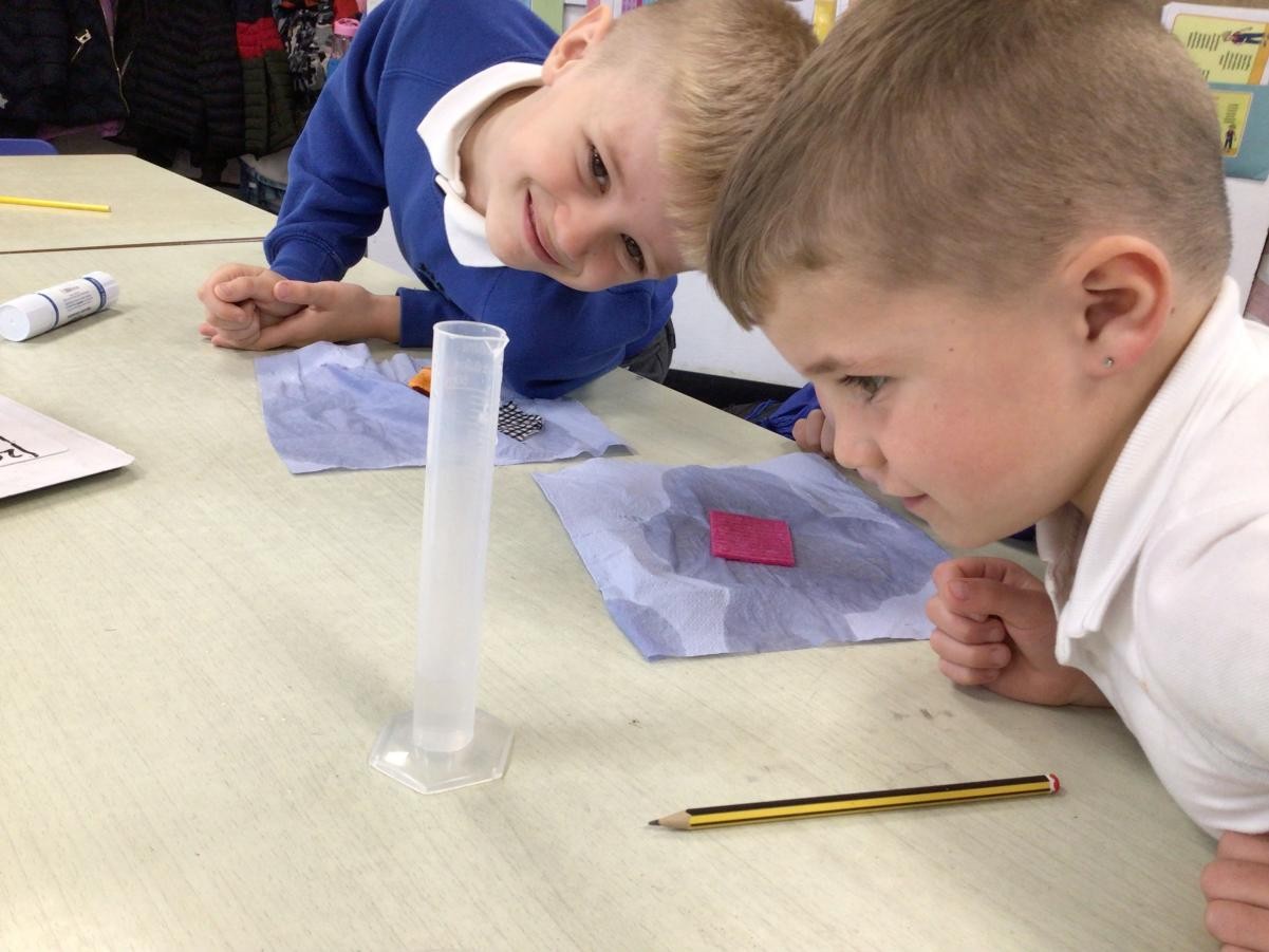 Year 2 investigated which material would be the most absorbent. 