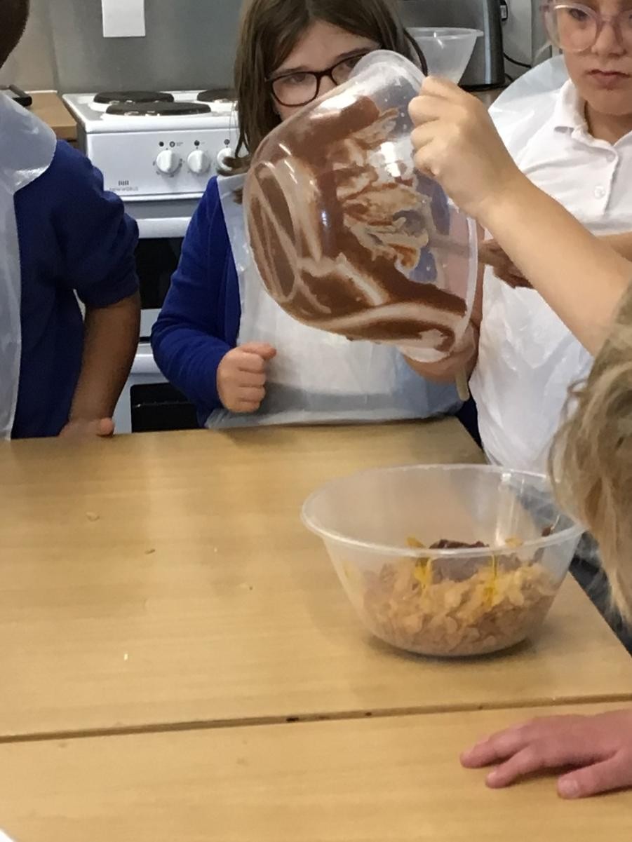 Year 3/4 have been investigating changes in states of matter through cooking. 