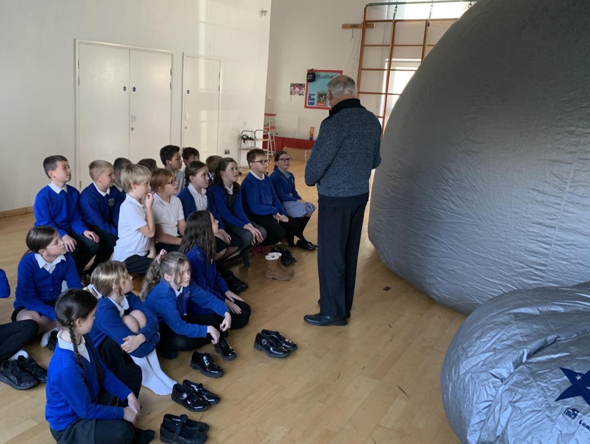 Year 5 were visited by the Space Lab. 