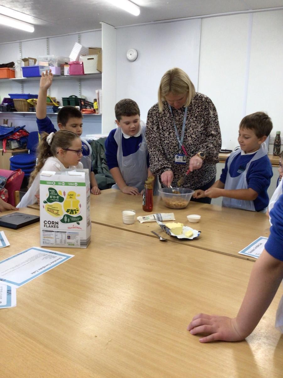 Year 3/4 have been investigating changes in states of matter through cooking. 