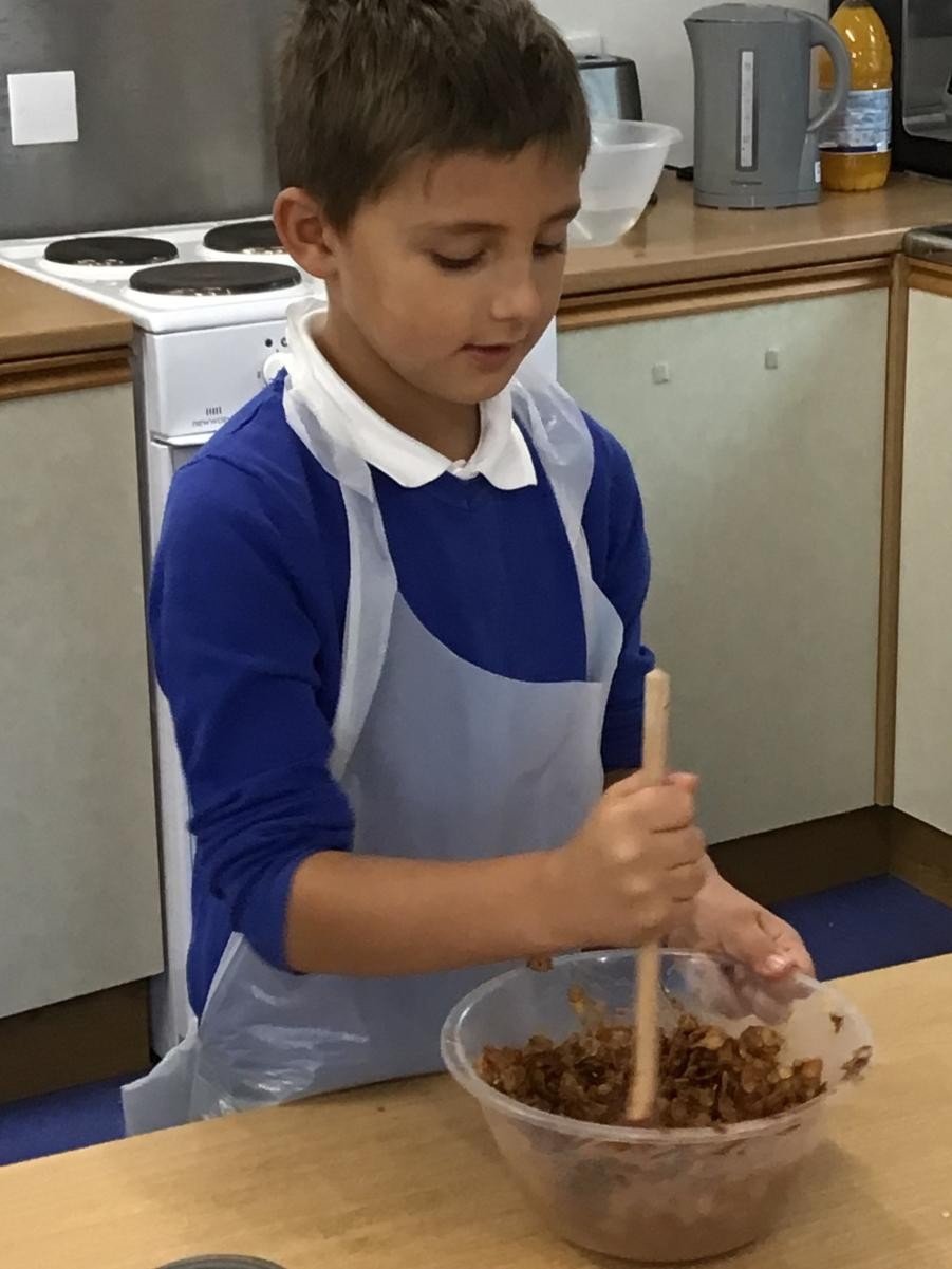 Year 3/4 have been investigating changes in states of matter through cooking. 