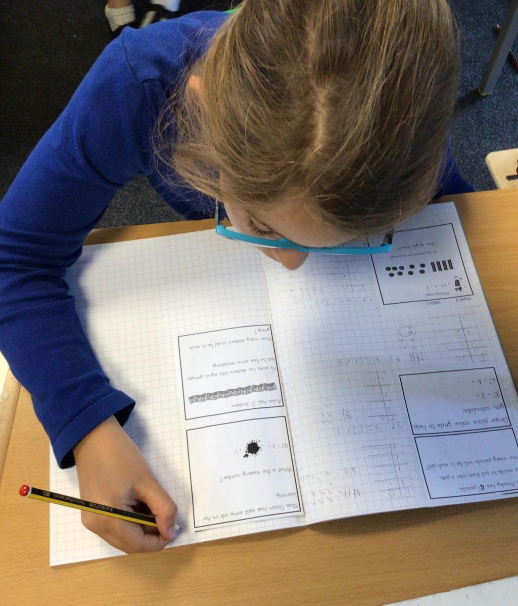 A familiar layout and process helps children approach new challenges with confidence.