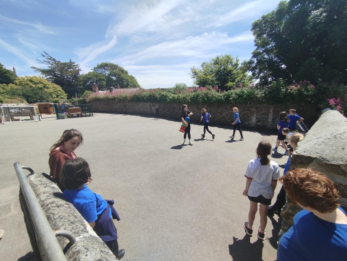 Our Year 5 and 6 children enjoying PE sessions with DT Coaching.  The focus this term is athletics, sports day, striking and fielding.