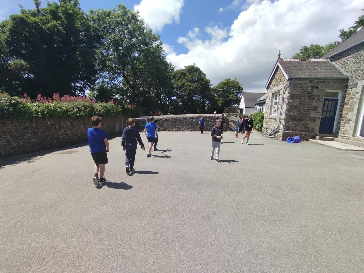 Our Year 5 and 6 children enjoying PE sessions with DT Coaching.  The focus this term is athletics, sports day, striking and fielding.